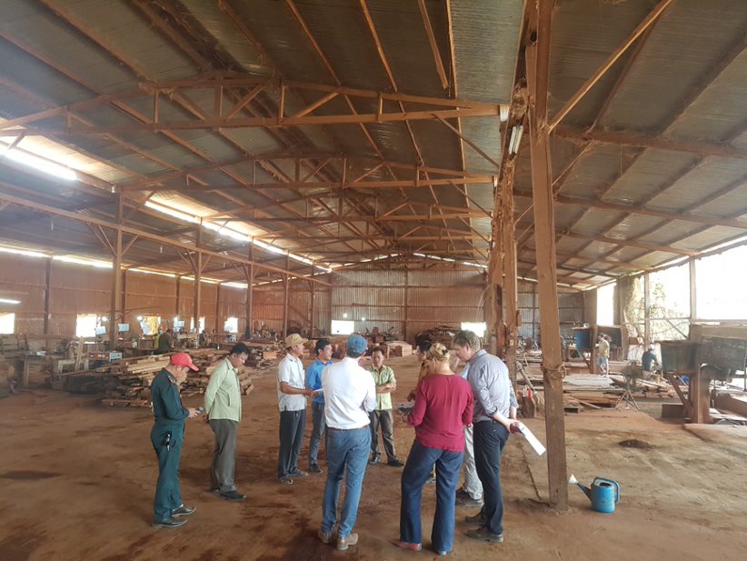 Representative of German Development Cooperation Visits Attapeu Province, the FLEGT Pilot Province