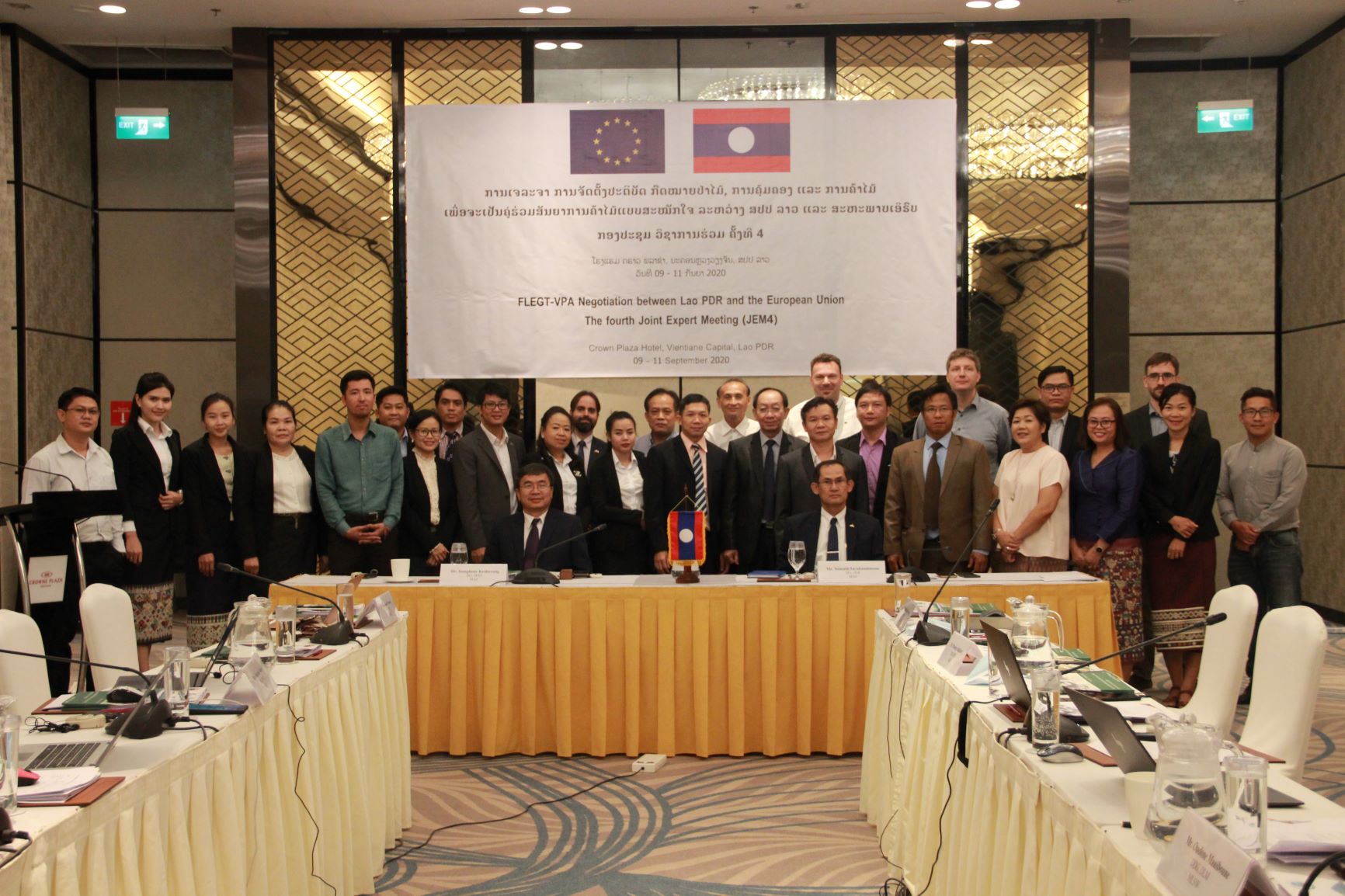 The European Union and Laos conclude the fourth Joint Expert Meeting (JEM) towards an agreement on combating illegal logging and promoting trade in legal timber products